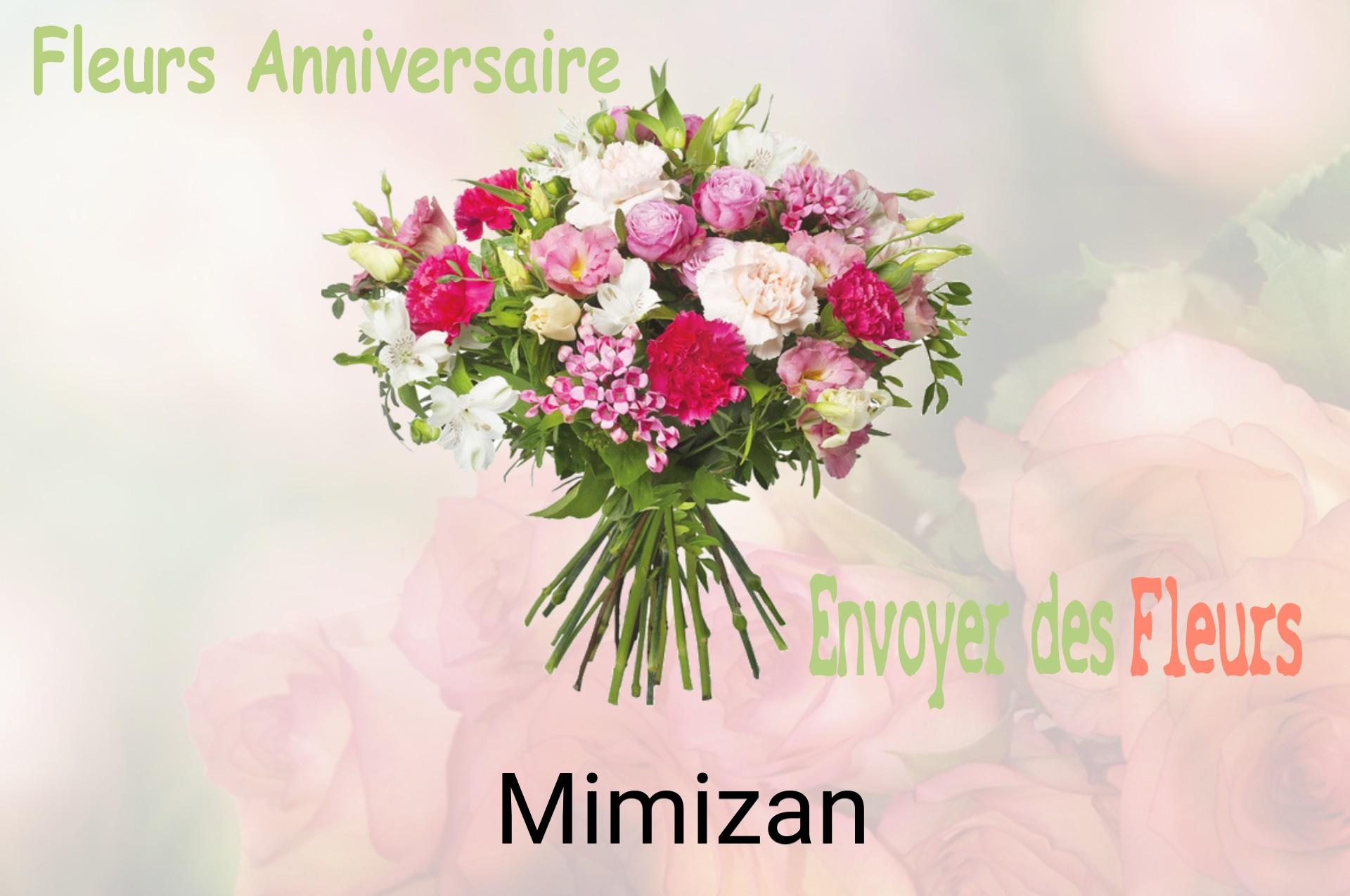 Bouquet de fleurs d’anniversaire livré à Mimizan